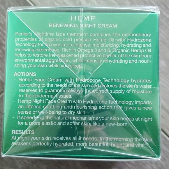 Perlier Hemp Renewing Night Creme - Picture 2 of 2